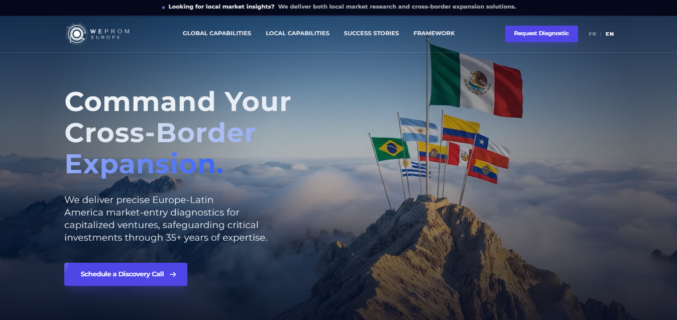 WeProm Europe | Market Research & Cross-Border Expansion
